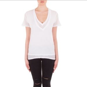 Monrow classic tissue v neck Size small